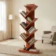 Tree Tiered Wooden Office Bookshelf - 3