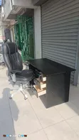 Boss Office Products Office Desk with Leather Chair Set - 2