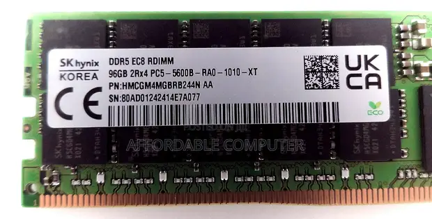 New SK Hynix 96GB DDR5 Server Memory Module - 1
