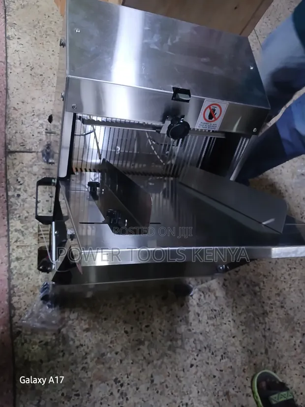 Commercial Electric Stainless Steel Bread Slicer - 1