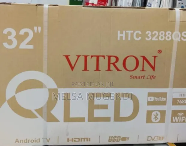 Vitron 32 Inch QLED Smart Android TV Frameless Bluetooth - 1