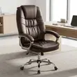 Brown High-Back Executive Office Chair - 1