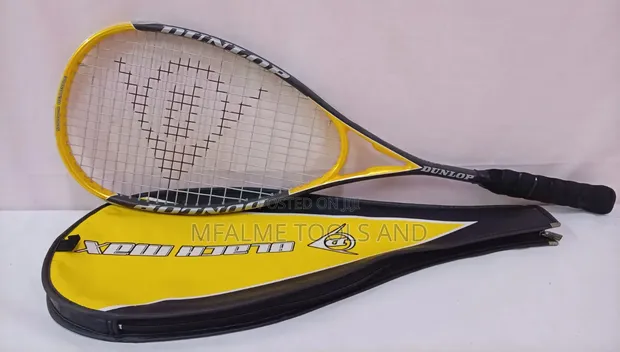 Dunlop Racket Nyeusi ya Squash (Ex-UK) - 1