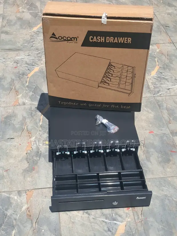 Heavy Duty Black Cash Drawer kwa Biashara - 1