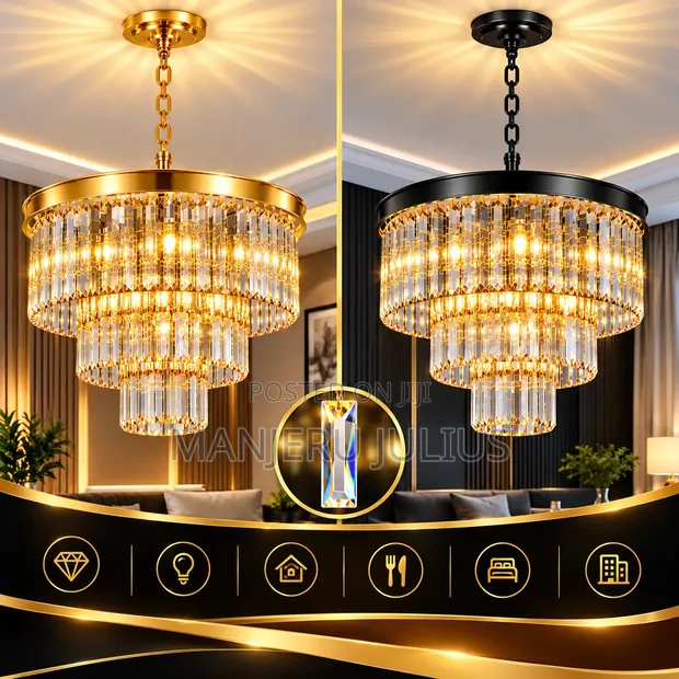 400mm Elegance Crystal Chandelier - 1
