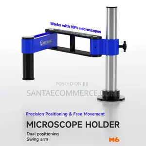 M6 Dual Positioning Swing Arm Microscope Holder Stand