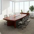 Boardroom Office Table | 3000mm Polished Executive Meeting Table - 1
