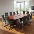 Boardroom Office Table | 3000mm Polished Executive Meeting Table - 4