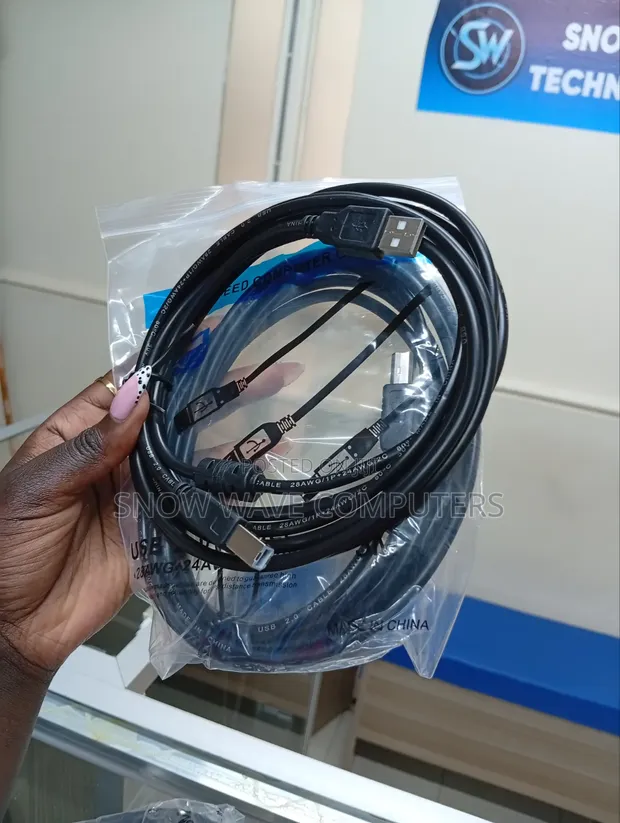 Printer Cable 1.5m Black USB 2.0 - 1