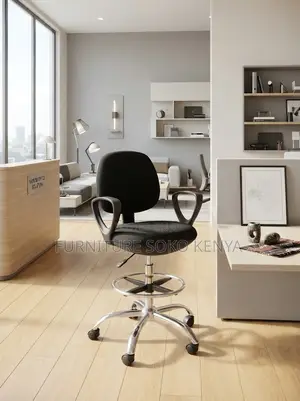 Ergonomic Mid-Back Receptionist Chair