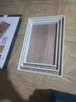 Seti ya Trei 3 za Melamine za Kuhudumia Mbao - 1