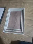 Seti ya Trei 3 za Melamine za Kuhudumia Mbao - 2