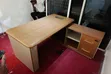Premium Director's Desk with Storage - Brown Wood - 2