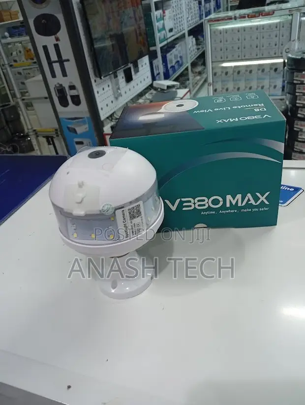Kamera ya Usalama ya Balbu Smart V380 Max D8 Halisi - 1