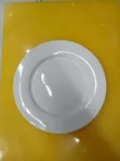 6pc Sahani za Chakula cha Jioni za Keramik - Nyeupe 26cm - 2
