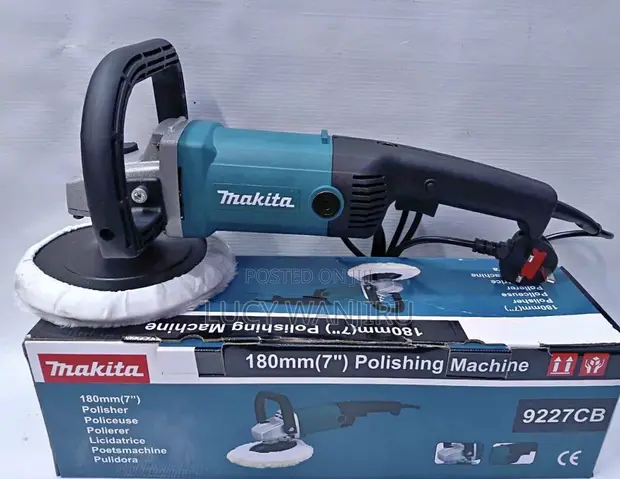 Makita 180mm (7") Angle Polisher / Buffing Machine - 1