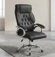 Kiti cha Ofisi cha Ngozi cha Swivel cha Mtendaji - 5