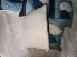 Set of 5 Turquoise & White Throw Pillows - 3