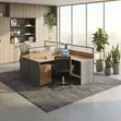 Two-User Curved Office Workstation - 5
