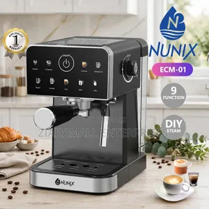 Nunix Espresso Machine ECM-01 - 9 Function Auto Touch