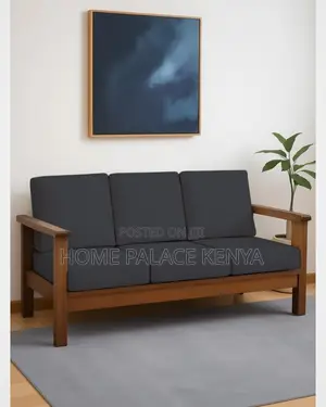 Elegant 3 Seater Fabric Sofa for Modern Living Room