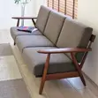 Elegant 3 Seater Fabric Sofa for Modern Living Room - 4