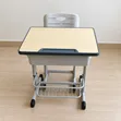 School Desk with Chair and Book Rack - 2