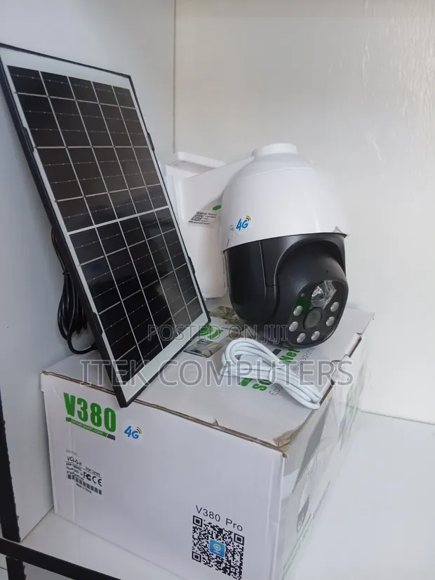 Kamera ya CCTV ya V380 Solar 4G - 1