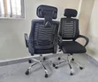 Mesh Office Chair with Adjustable Headrest - 3