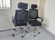 Mesh Office Chair with Adjustable Headrest - 4