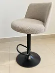 Kiti cha Baa cha Jikoni chenye Mtindo Rangi ya Cream - 1
