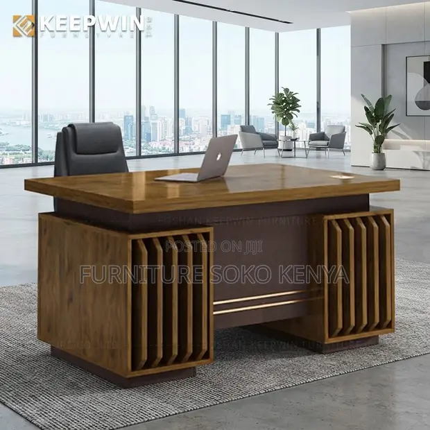 Golden Designed Executive Home Office Desk 140cm - 1