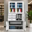 Office Cabinet with Integrated Safe - 5