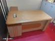 Boss Office Products Executive Desk with Side Cabinet - 1