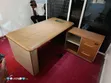 Boss Office Products Executive Desk with Side Cabinet - 2