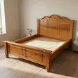 Home Palace Kitanda cha Mbao cha Mahogany 5x6 - 4