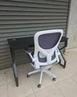 Office Desk and Ergonomic Chair Set - 1