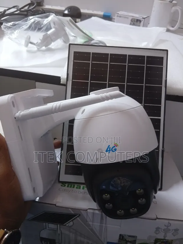 V380 Solar Powered 4G CCTV Camera for Farms - 1