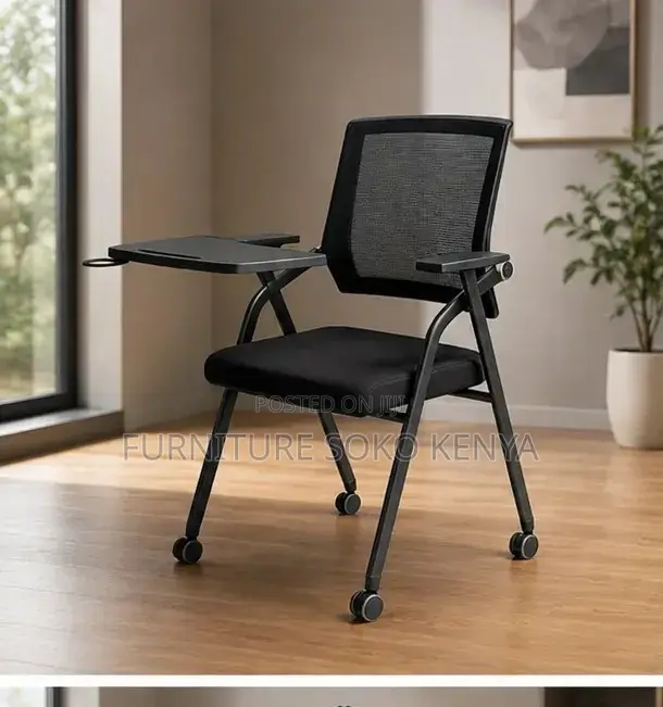 Schools Office Seat | Mid Backrest Fabric Chair - 1