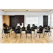 Schools Office Seat | Mid Backrest Fabric Chair - 3
