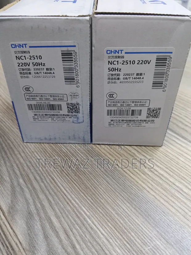 NCL 2510 50A Contactor, 220V - 1