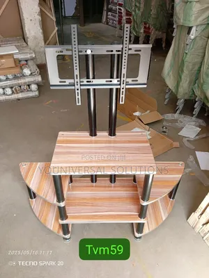 Executive Wooden TV Stand na Wall Bracket