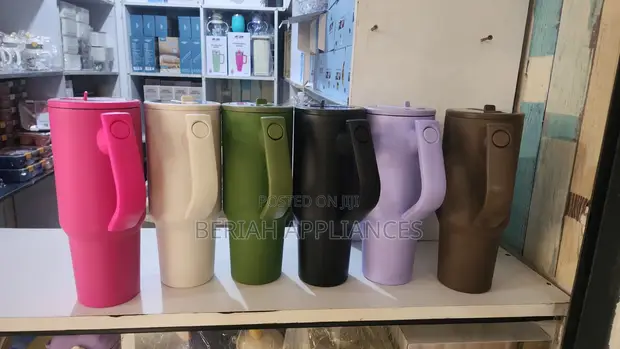 Kikombe cha Thermos cha 1200ml chenye Kishikio Kinachozunguka - 1