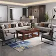 Meza ya Kahawa ya Kifahari | 120cm Mahogany Iliyong'aa - 2