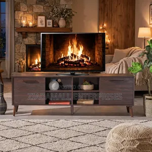 ARK Dark Walnut Plus 5ft TV Stand - 2 Doors