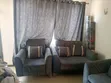 Set ya Sofa 7 za Velvet Nyeusi - 1