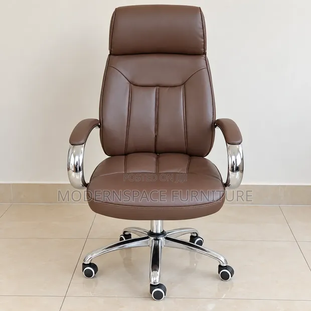 Boss Office Products Executive Office Chair - Brown - 1