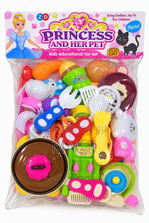 Princess Kitchen Play Set for Kids - 1