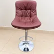 Kiti cha Baa cha Kisasa cha Kugeuka chenye Msaada wa Miguu na Mgongo - 1