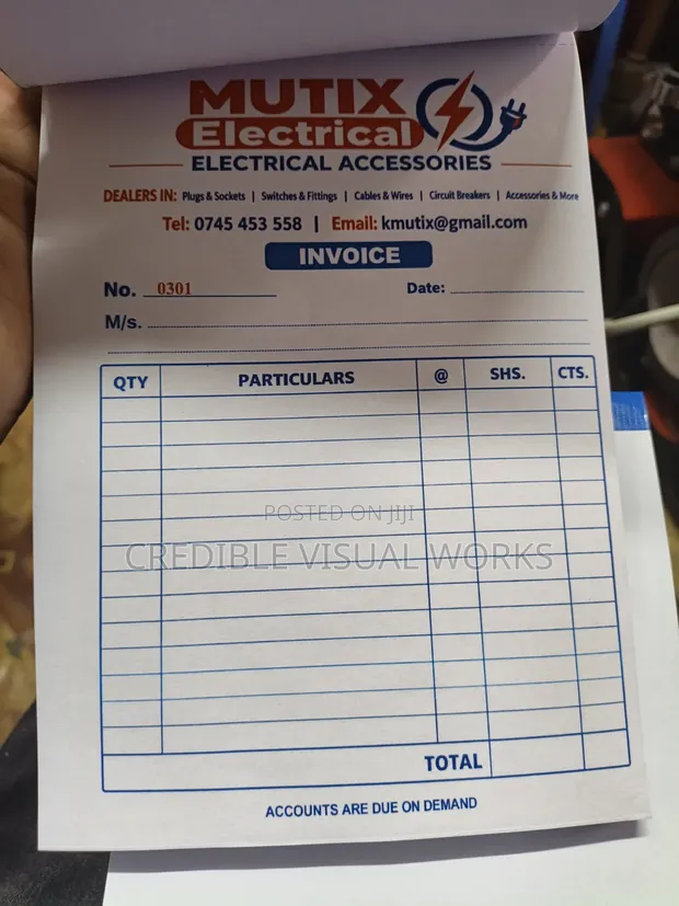 A5 Self-Carbonated Receipt Books Printing - 1